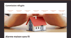 Desktop Screenshot of commission-refugies.fr