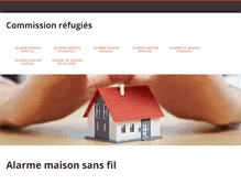 Tablet Screenshot of commission-refugies.fr